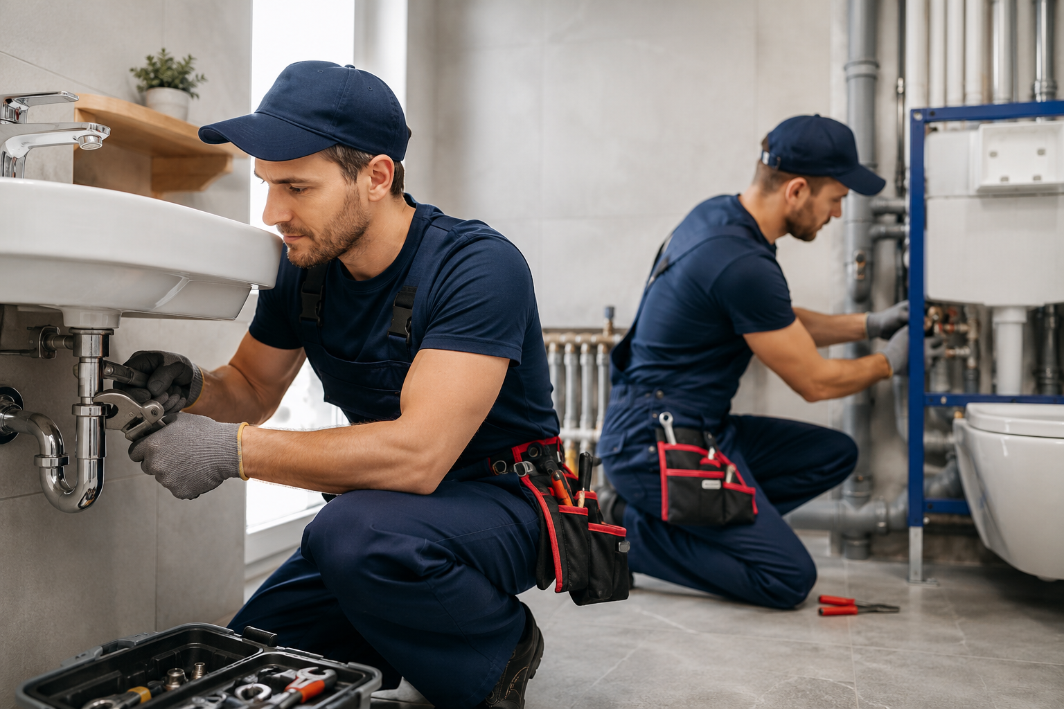 2 Independent Plumbers for Work in Croatia (MihBub)