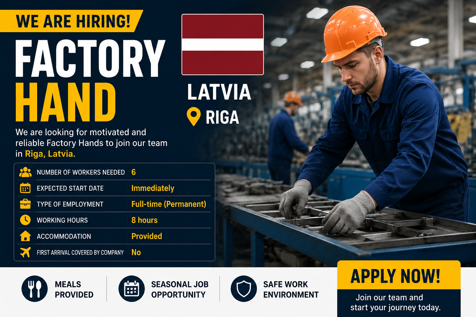 Factory Hand – Latvia – AiBa