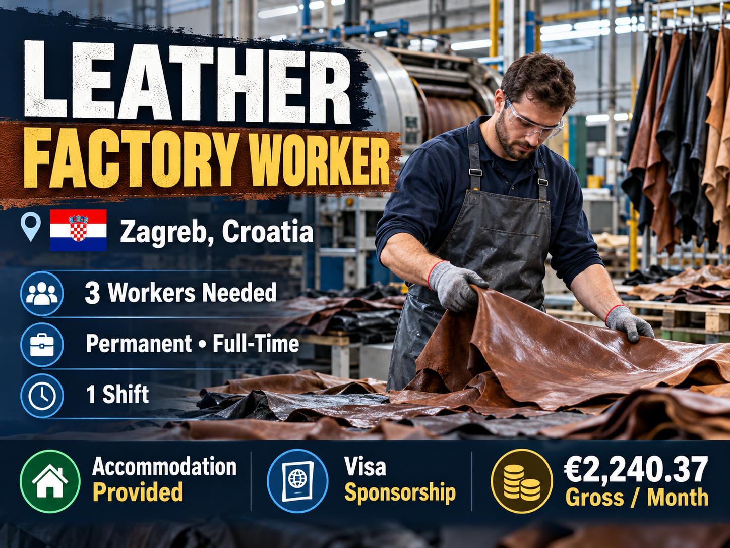 Leather Factory Worker – Zagreb, Croatia 🇭🇷